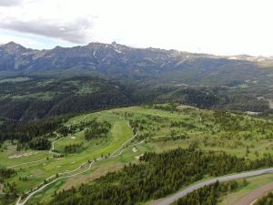 Moonlight Basin Aerial Mountain Range